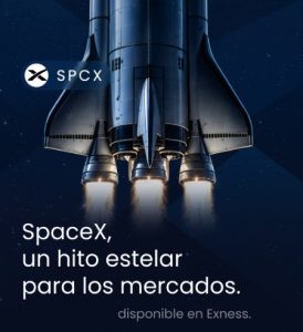 Exness lanza el CFD de SpaceX tras su histórico debut en Bolsa