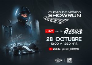 Confirman el Show Run de Checo Pérez en Av. Reforma